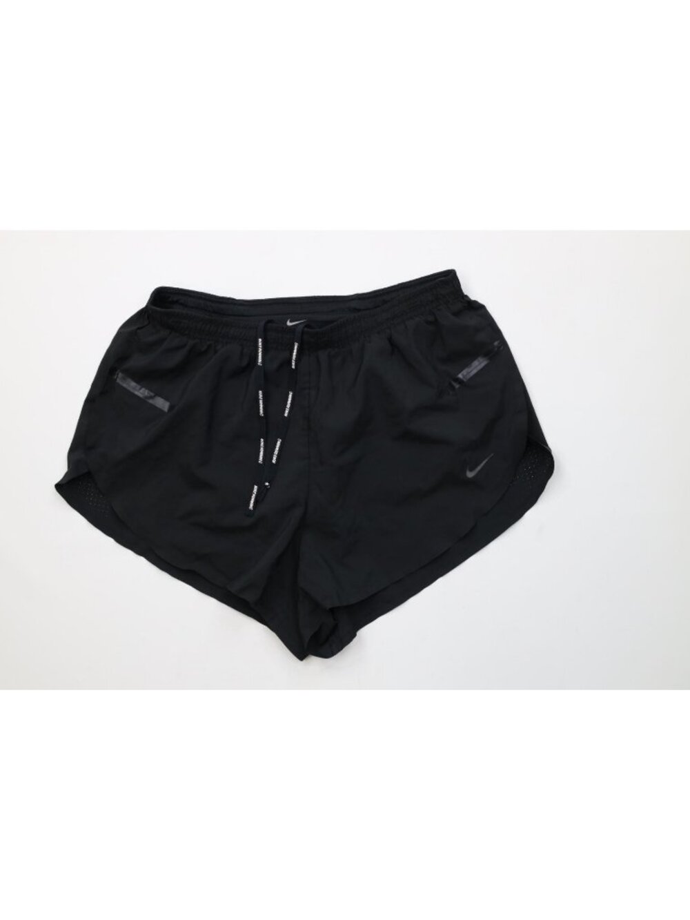 Nike Mens Size Medium Pro Cut Elite Split Seam Lined Running Short Shorts Black